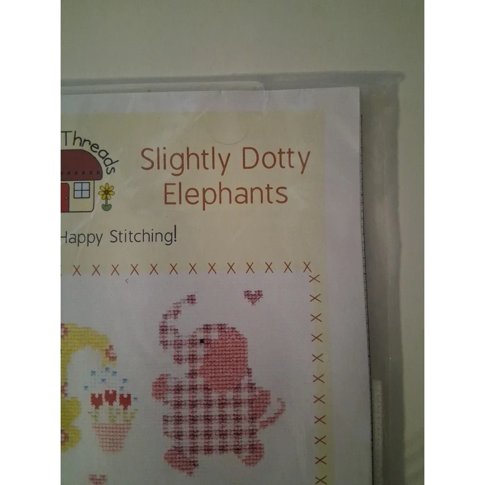Bothy Threads Cross Stitch Kit XEJ4 Slightly Dotty Elephants New Sealed